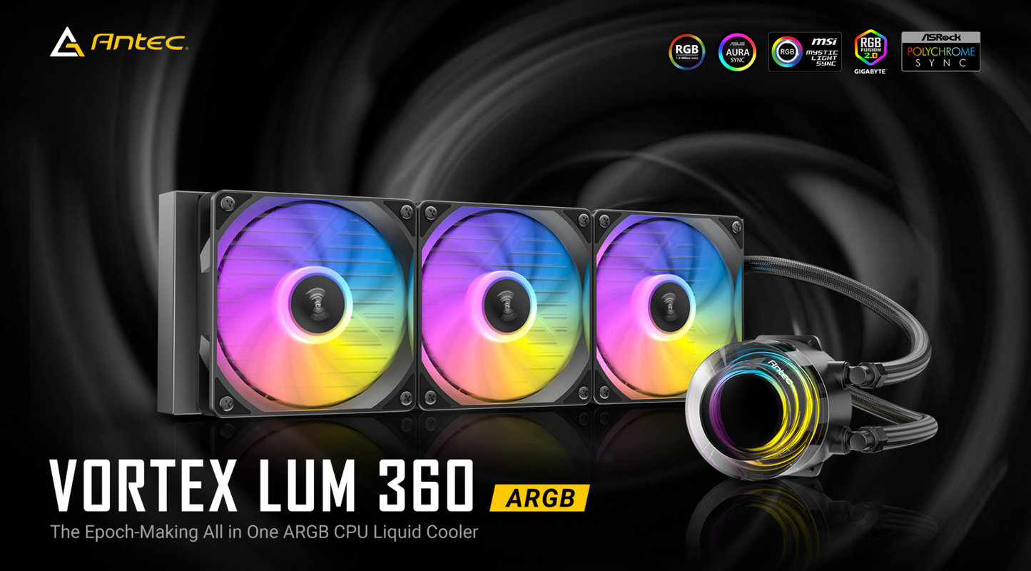 ANTEC VORTEX LUM 360 ARGB 280W TDP