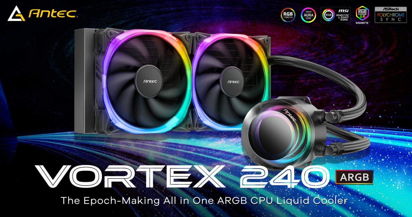 ANTEC VORTEX 240 ARGB include Controller