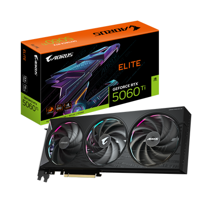 Gigabyte GeForce RTX™ 5060 Ti AORUS MASTER ELITE 16GB