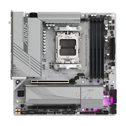 Gigabyte B650M A ELITE AX ICE ATX AM5 WIFI BT PCIE5.0 White