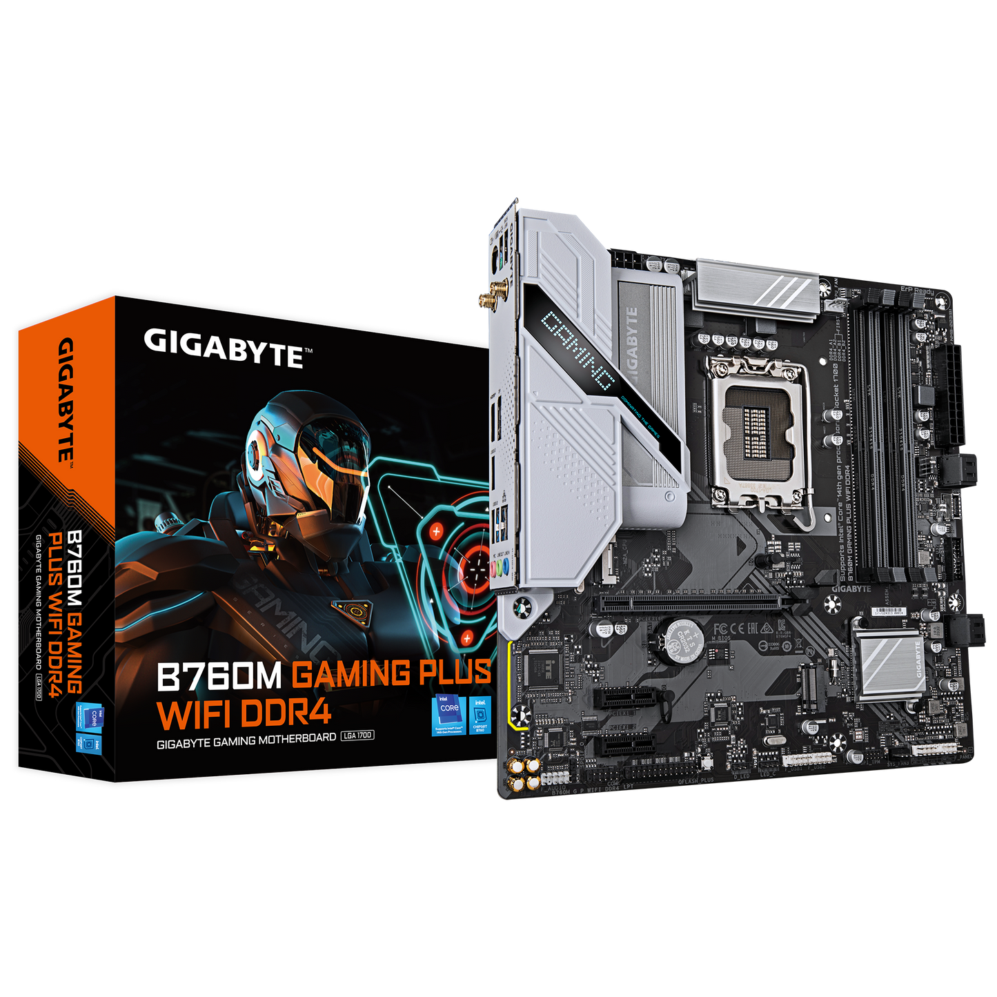 GIGABYTE B760M GAMING PLUS WIFI DDR4 mATX LGA 1700 1GbE