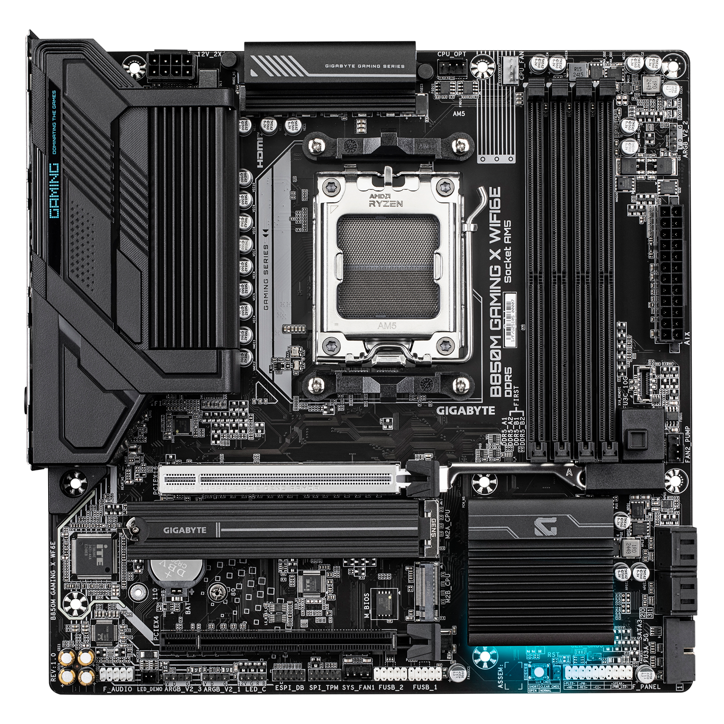 GIGABYTE B850M GAMING X WIFI6E MICRO-ATX DDR5 AM5 BT 2.5GB
