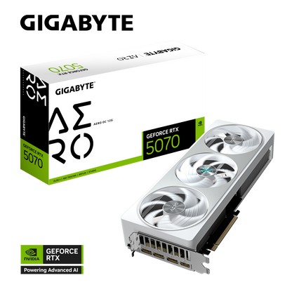 GIGABYTE GeForce RTX 5070 AERO OC 12G