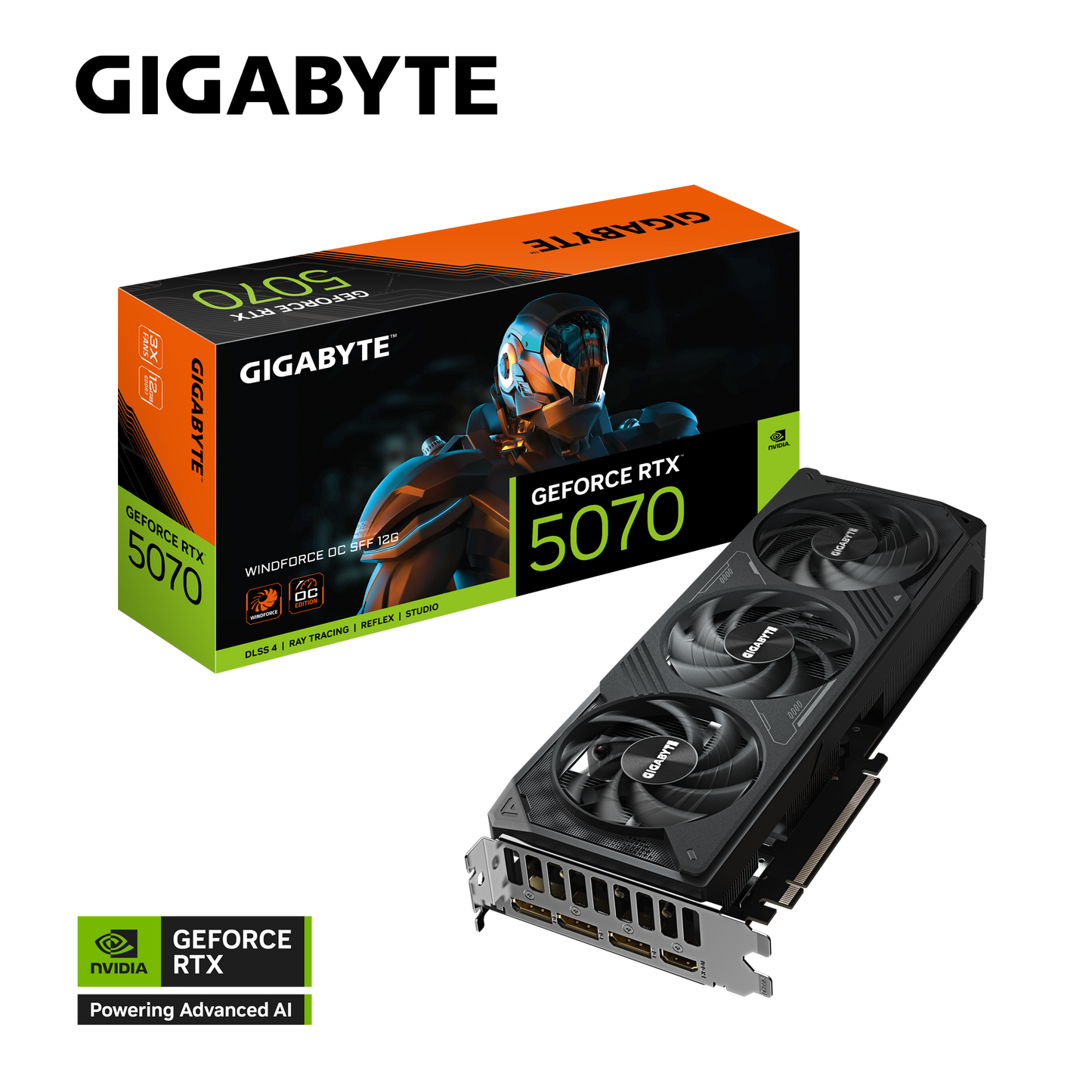 GIGABYTE GeForce RTX 5070 WINDFORCE OC SFF 12GB