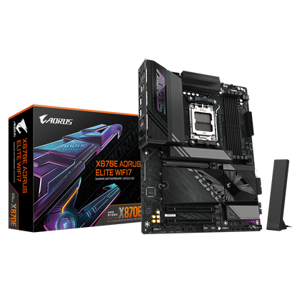 GIGABYTE X870E AORUS ELITE WIFI7 ATX DDR5 AM5 BT 2.5GBE LA