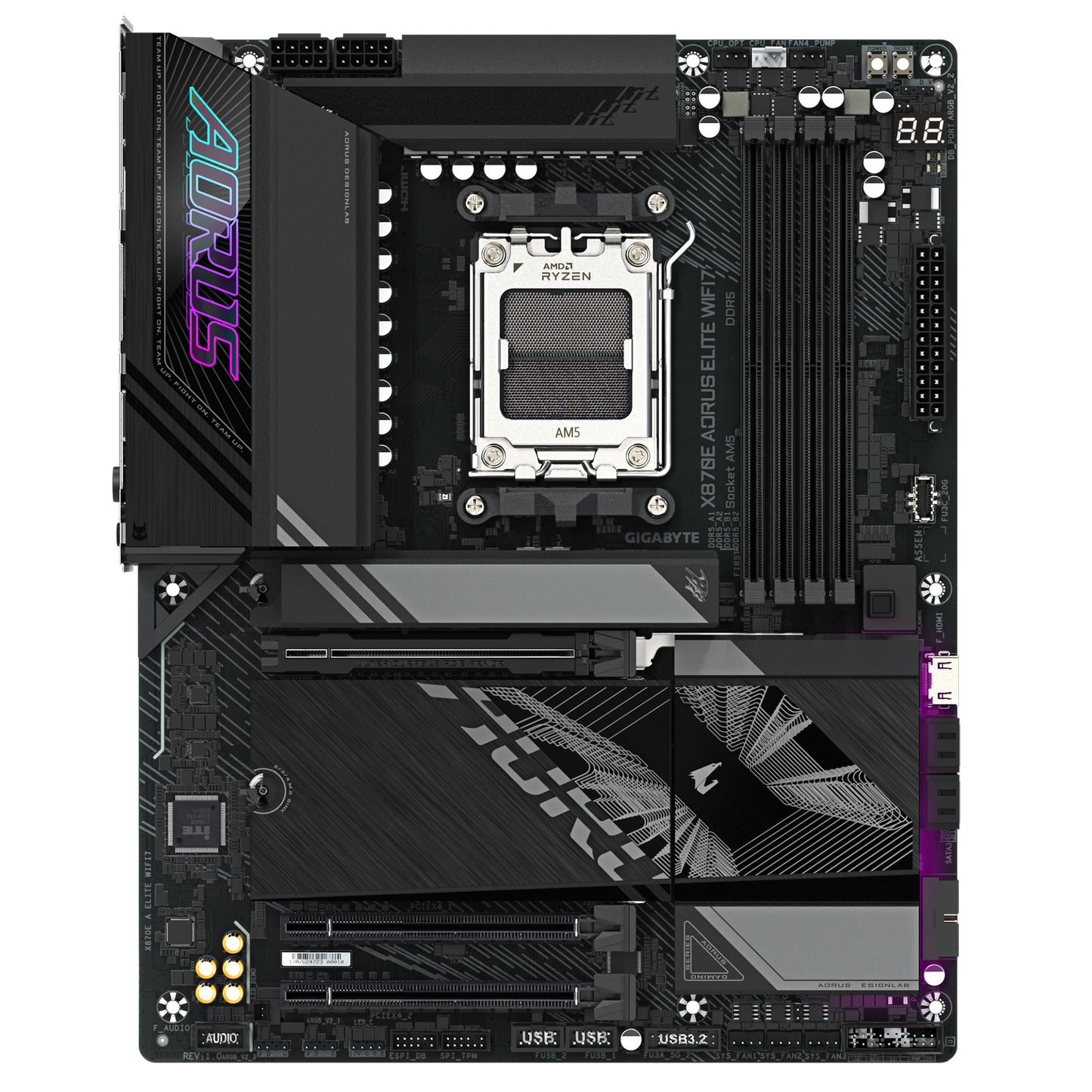 GIGABYTE X870E AORUS ELITE WIFI7 ATX DDR5 AM5 BT 2.5GBE LA