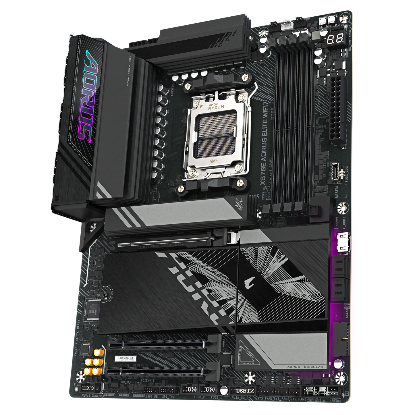 GIGABYTE X870E AORUS ELITE WIFI7 ATX DDR5 AM5 BT 2.5GBE LA