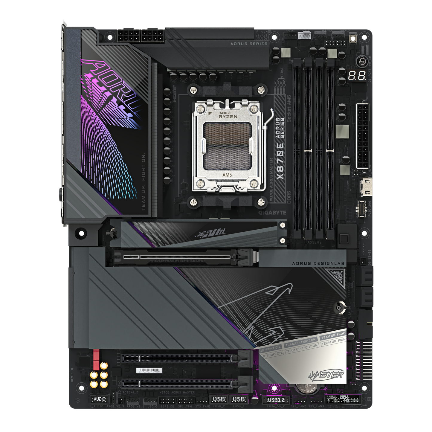 GIGABYTE X870E AORUS MASTER WIFI 7 ATX DDR5 AM5 5GBE LAN