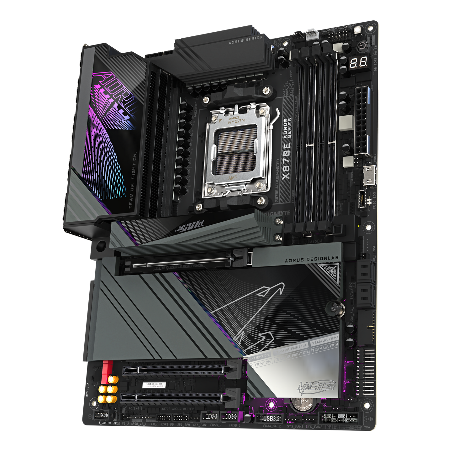 GIGABYTE X870E AORUS MASTER WIFI 7 ATX DDR5 AM5 5GBE LAN
